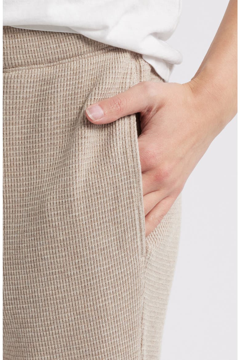 The Slow Waffle Stitch Organic Cotton Joggers, Alternate, color, WHEAT