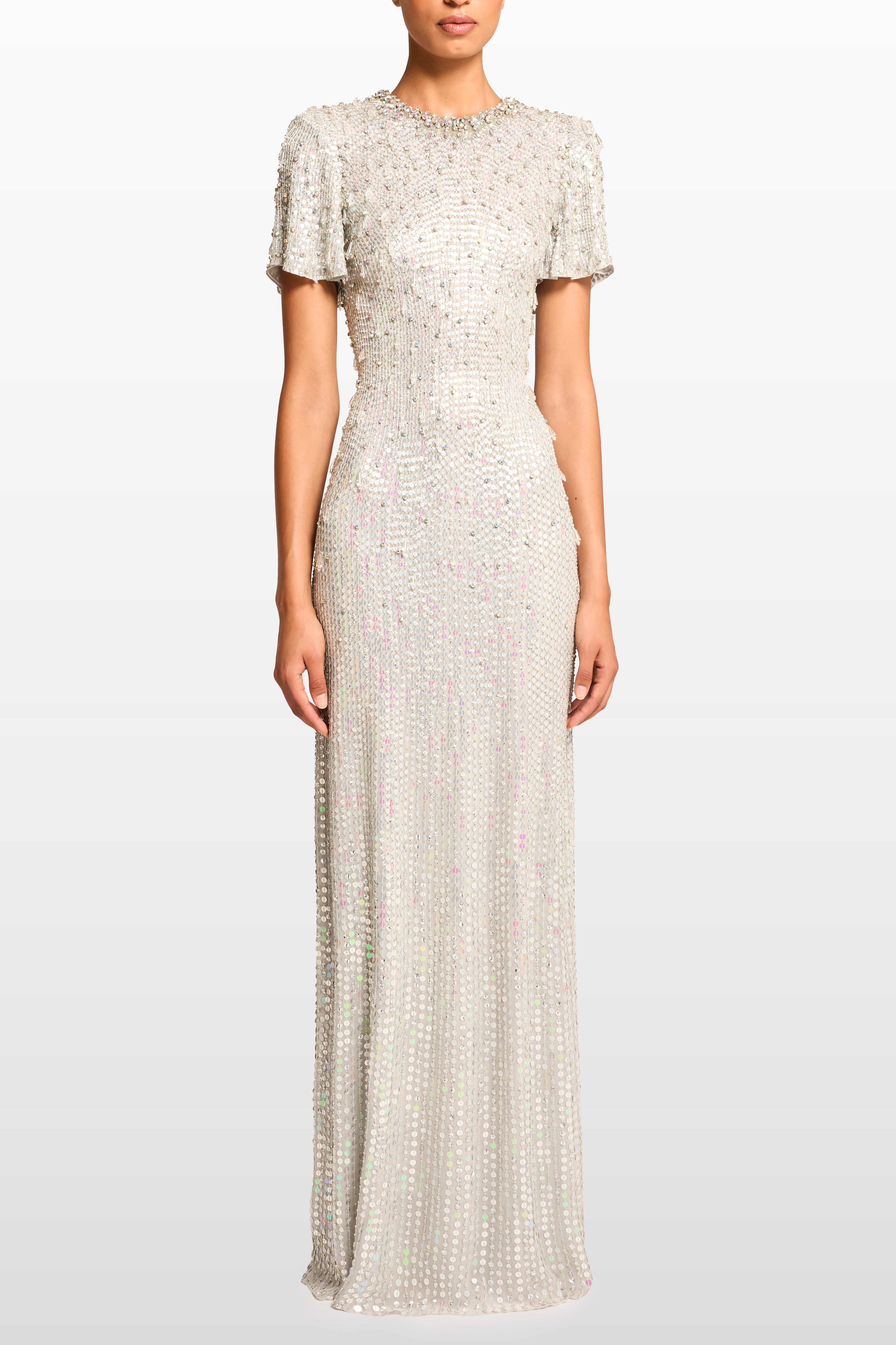Serenity Sequin-Embellished Gown - image 4