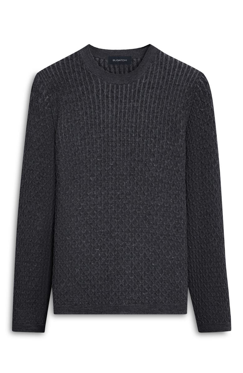 Bugatchi Merino Wool Diamond Stitch Sweater, Alternate, color, 