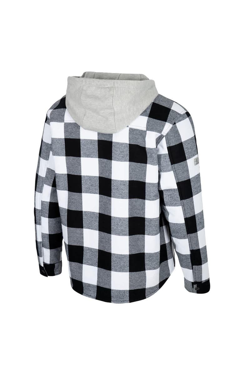 COLOSSEUM Men's Colosseum Black/White Clemson Tigers Buffalo Plaid Full-Zip Jacket, Alternate, color, Black