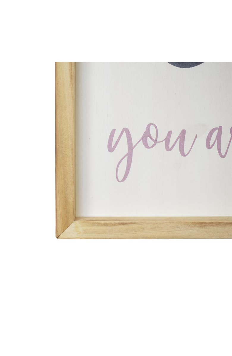 STRATTON HOME DECOR You Are Magical Unicorn Wall Art, Main, color, 