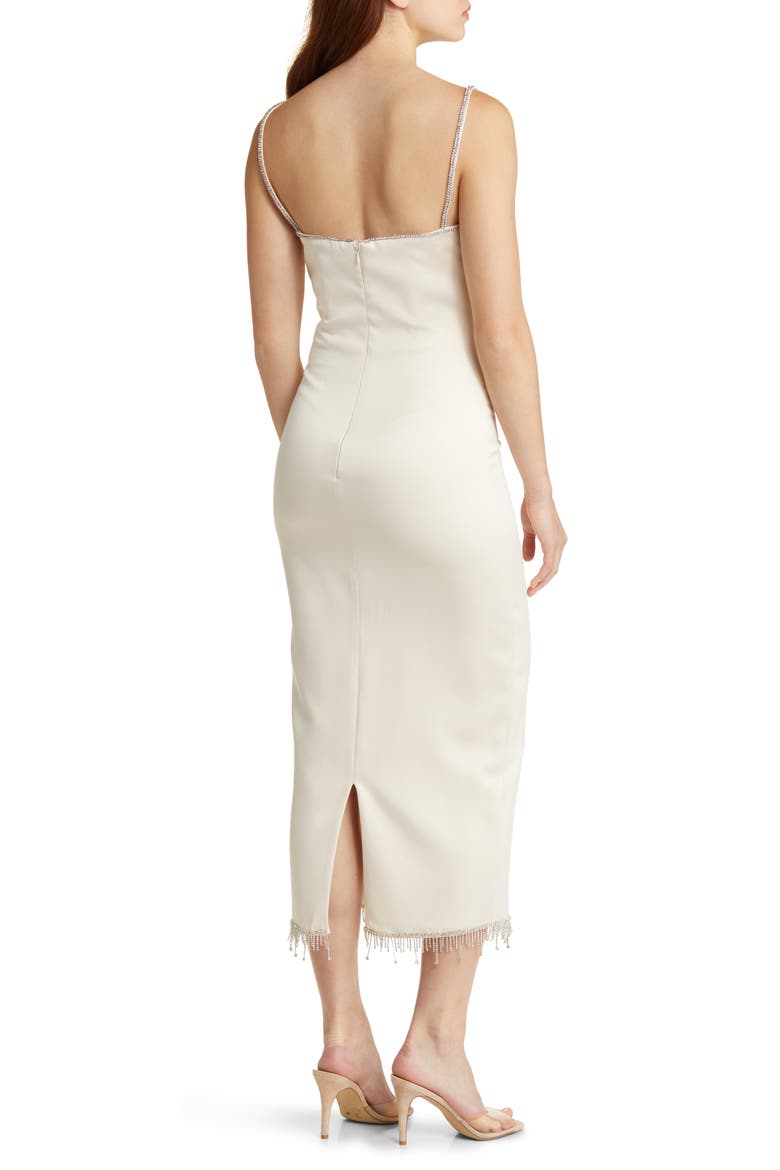 Rhinestone Straps Gown, Alternate, color, IVORY