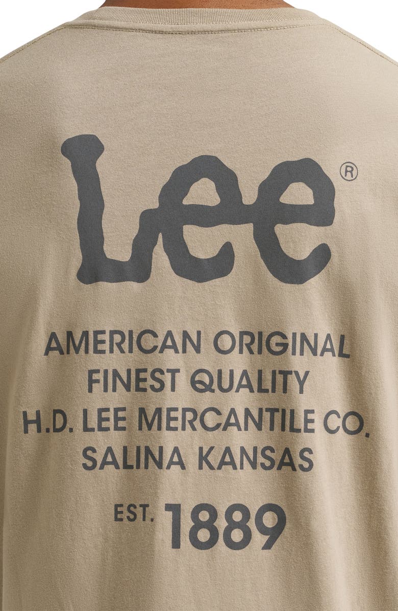 Lee Cotton Logo Graphic T-Shirt, Alternate, color, Trenchcoat