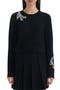 Rhinestone Crewneck Cardigan