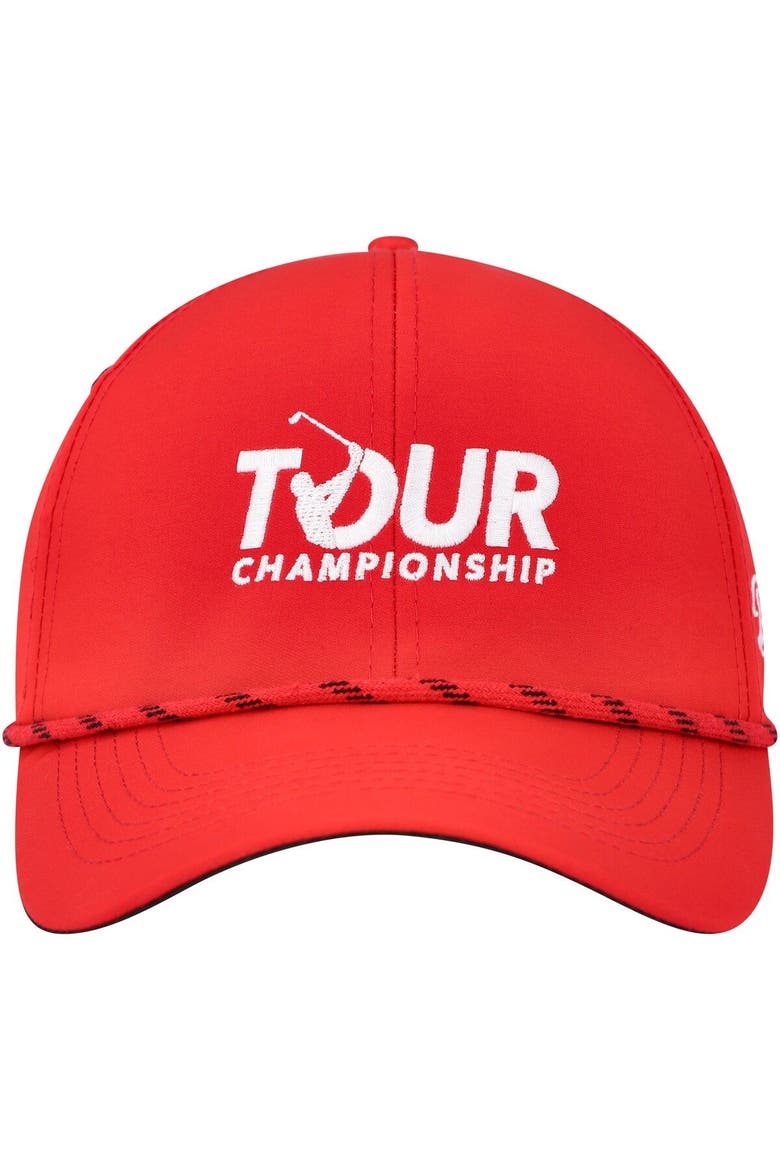 Men's Barstool Golf Red TOUR Championship Retro Adjustable Hat, Alternate, color, Red