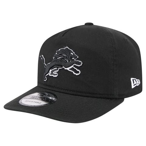 Men's New Era  Black/White Detroit Lions 19TWENTY Adjustable Hat