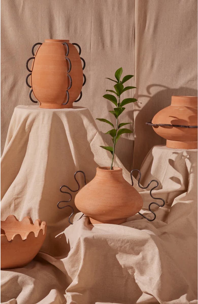 Meso Goods Ines Terracotta Vessel, Alternate, color, Terracotta