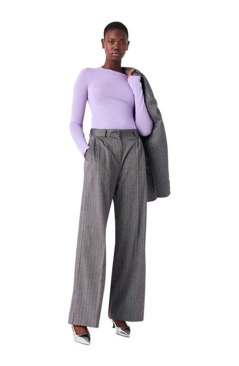 Rhinestone suit trousers