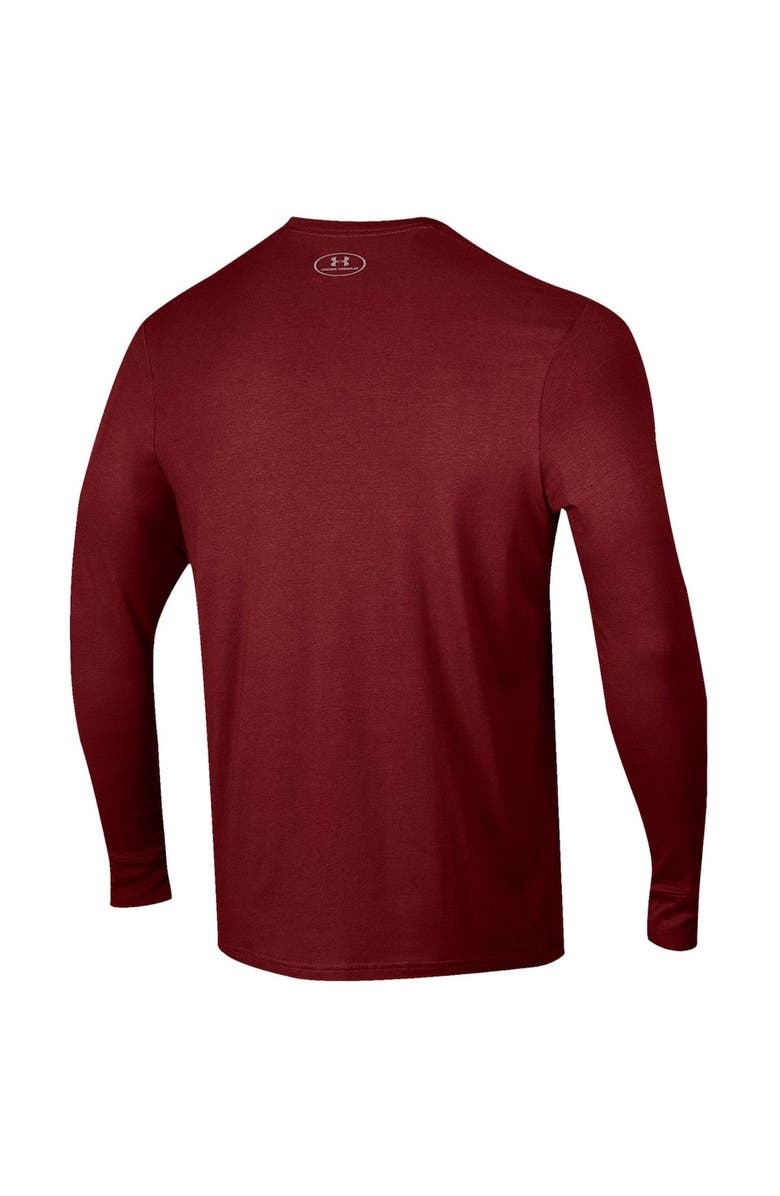 Under Armour Youth Under Armour Garnet South Carolina Gamecocks Unity Bench Long Sleeve T-Shirt, Alternate, color,
