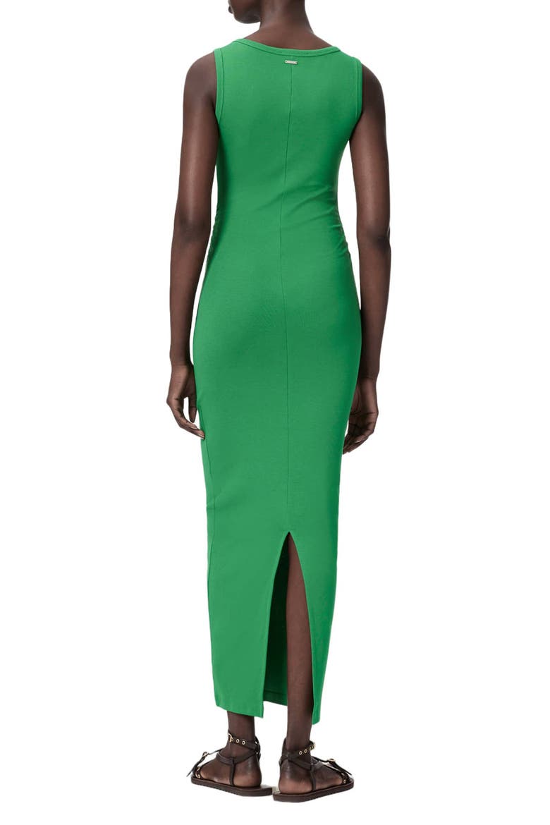 Katarina Ruched Side Maxi Dress, Alternate, color, APPLE GREEN