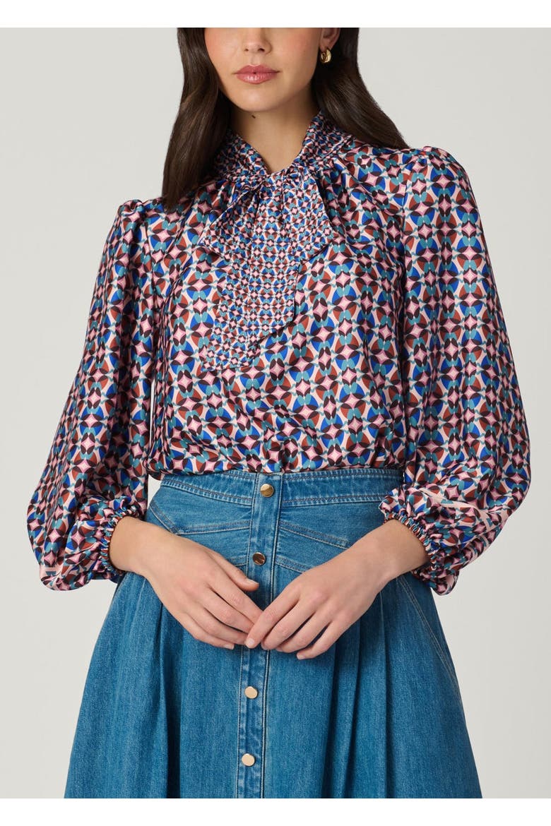 Rye Paulo Geo Print Top, Main, color, Blush Multi