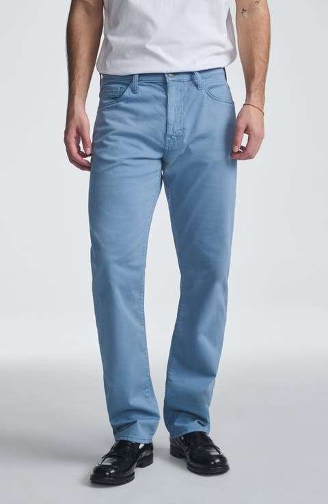 Zach Straight Leg Twill Pants (Regular, Big & Tall)