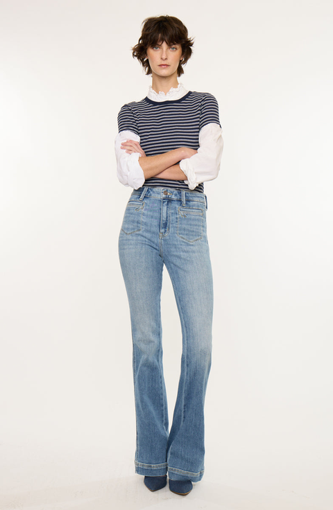 Rachel High Rise Flare Jeans
