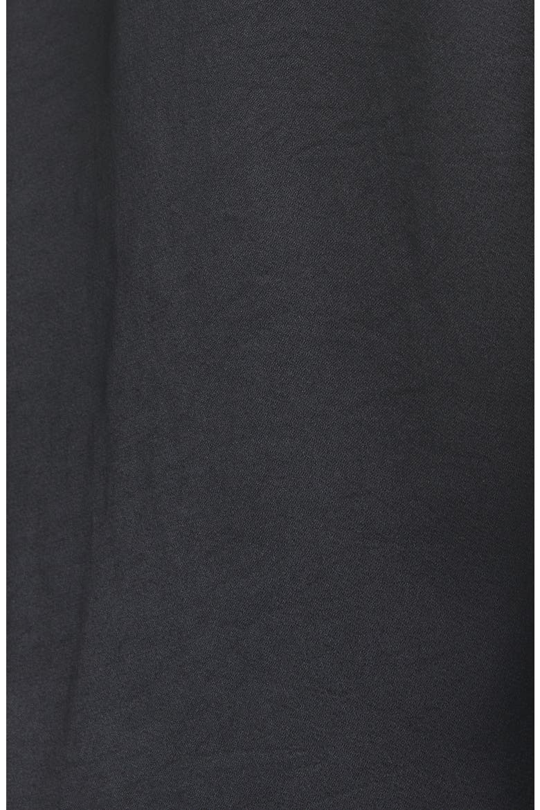 Draped Turtleneck Sleeveless Bodysuit, Alternate, color, BLACK