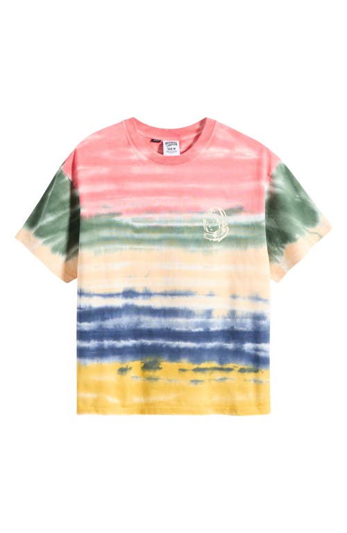 Billionaire Boys Club Island Tie Dye Stripe Graphic T-shirt In Multi