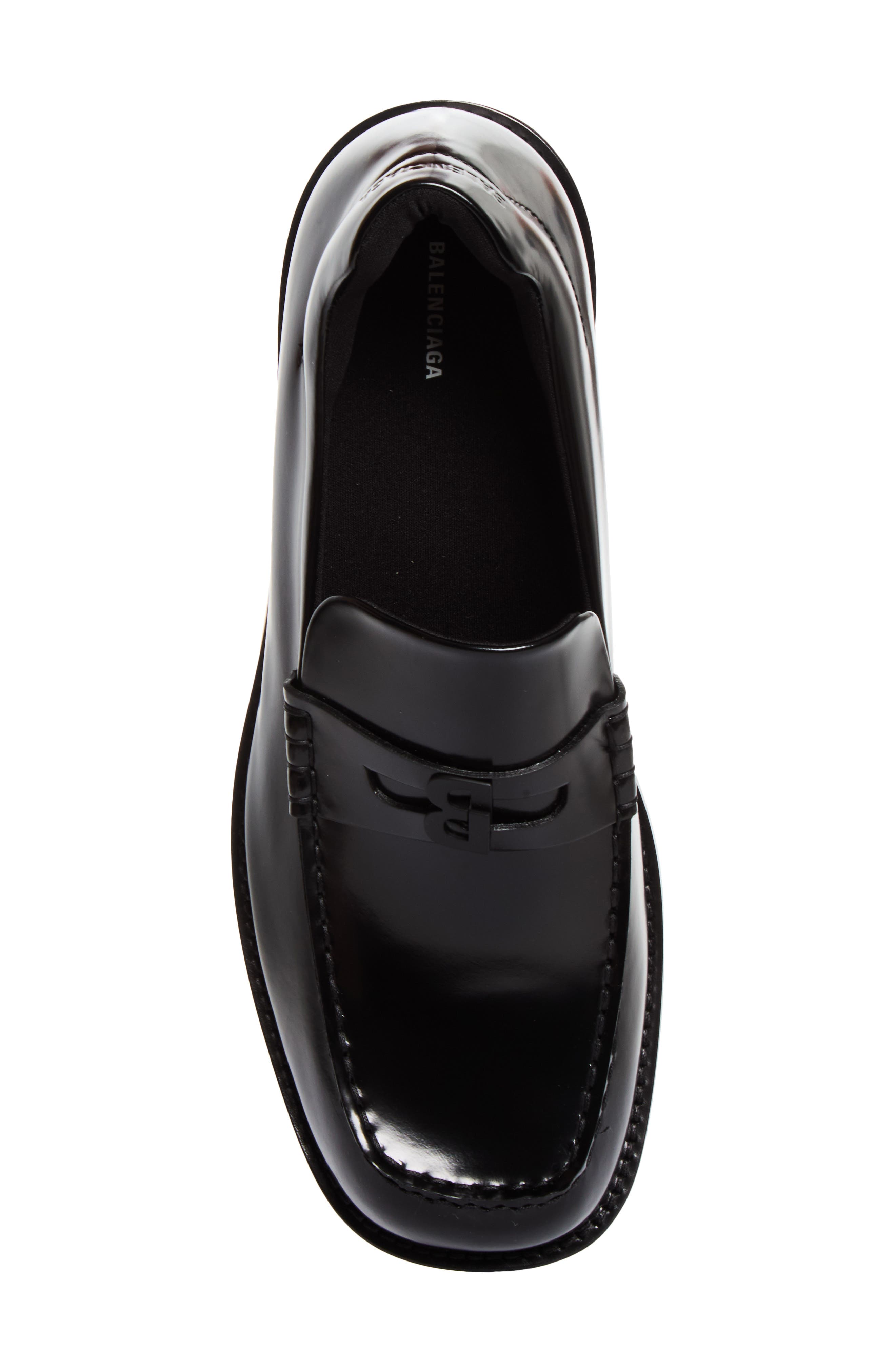 B Logo Comfy Loafer, Alternate, color, 1001 BLACK