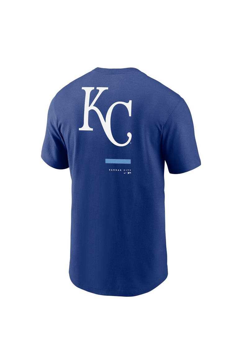 Men's Nike Royal Kansas City Royals Over the Shoulder T-Shirt, Alternate, color, Royal
