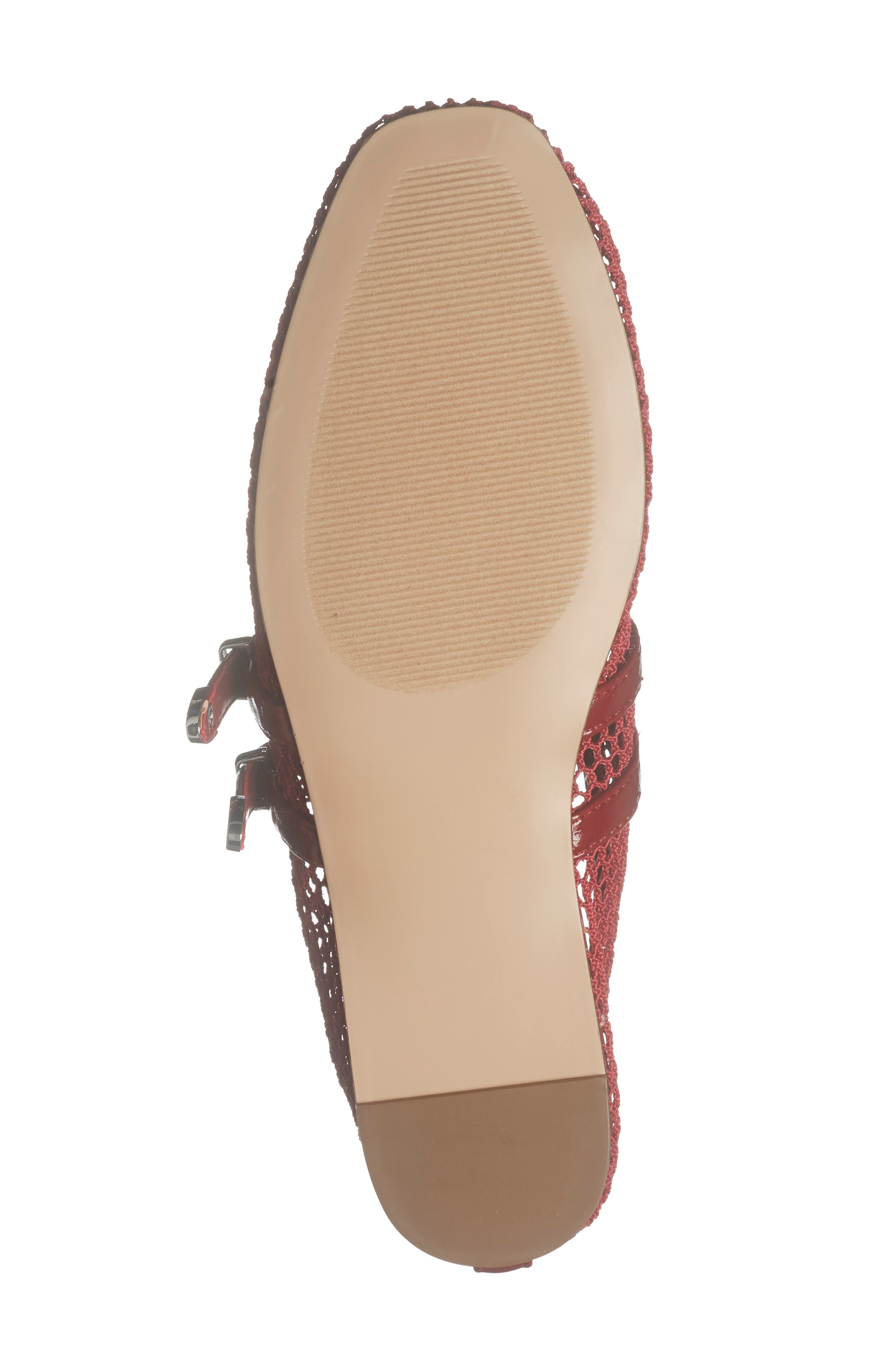 Lissa Mesh Mary Jane Flat, Alternate, color, RED MULTI