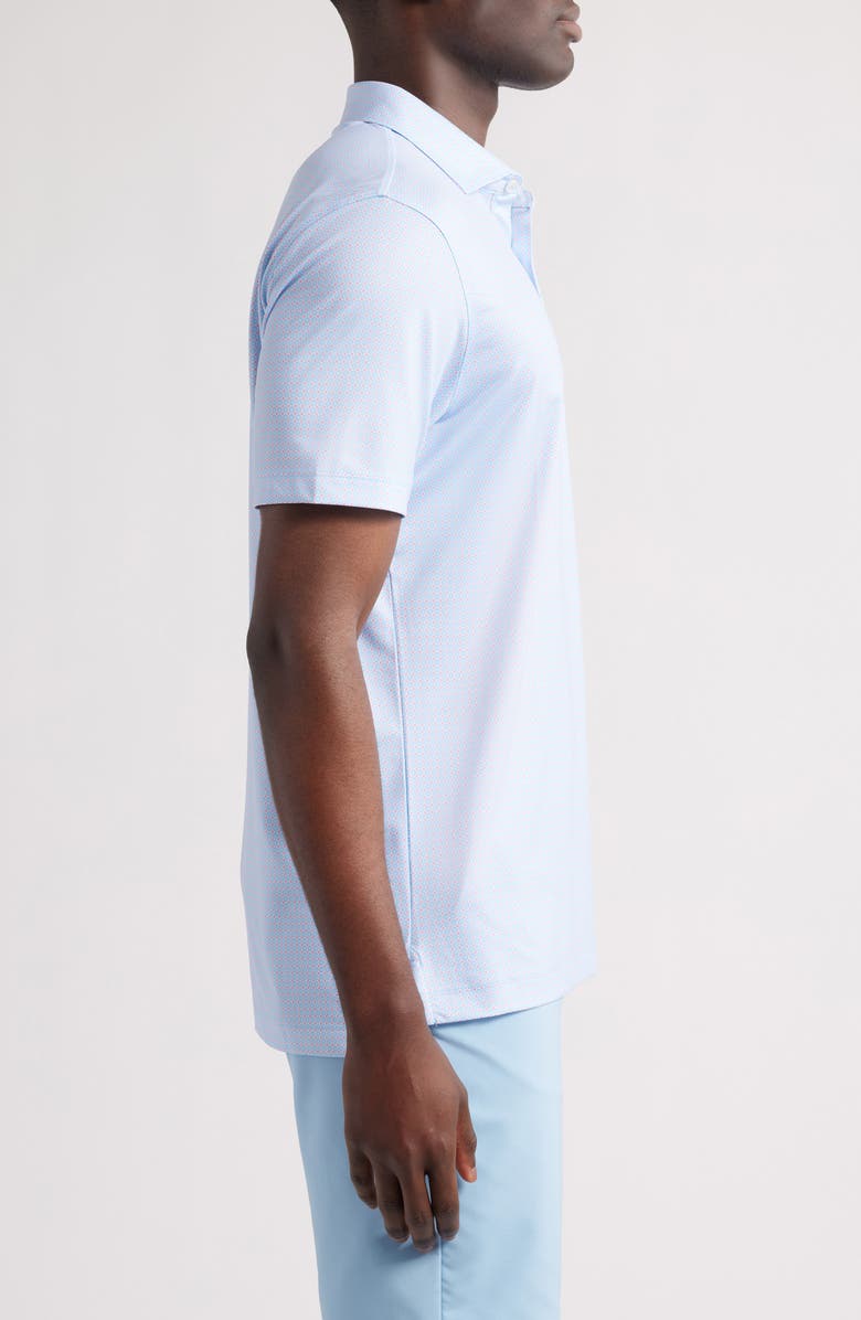 johnnie-O Julio Geo Print PREP-FORMANCE Golf Polo, Alternate, color, Maliblu