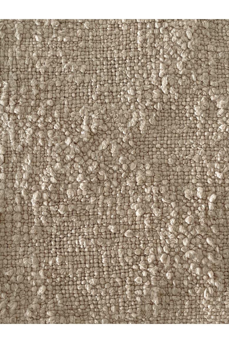 Cozy Cotton Boucle Body Pillow with Down Insert, Alternate, color, Beige
