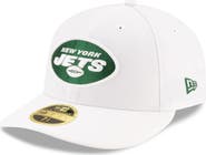 New Era Men's New Era White New York Jets Omaha Low Profile 59FIFTY Fitted Hat