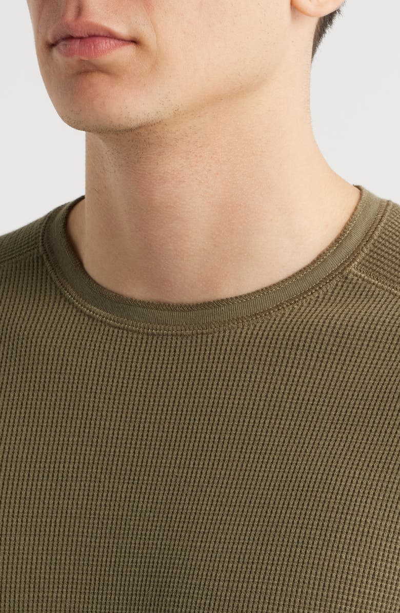 Vince Thermal Long Sleeve T-Shirt, Alternate, color, Dark Artichoke