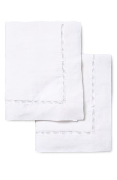 Linen Ladder Trim Pillow Sham - Set of 2