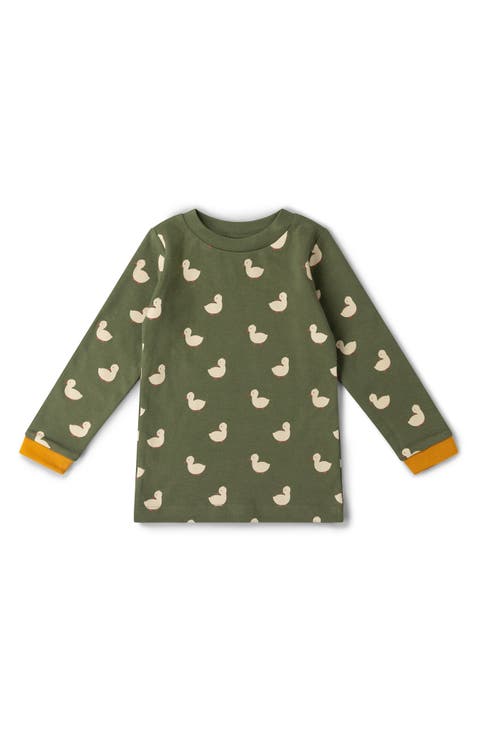Kids' Organic Cotton Graphic Long Sleeve T-Shirt