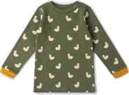 Little Green Radicals Kids' Organic Cotton Graphic Long Sleeve T-Shirt