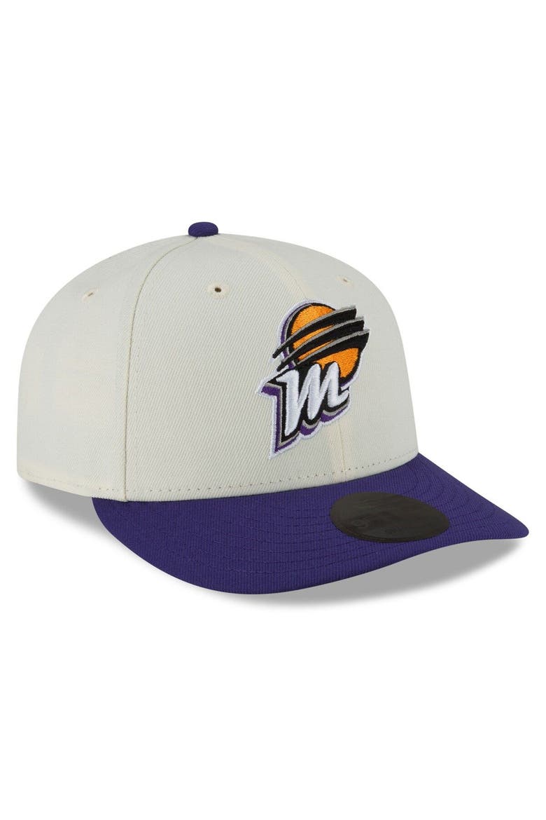 Men's New Era White/Purple Phoenix Mercury 2023 WNBA Draft 9FIFTY Snapback Hat, Alternate, color, White