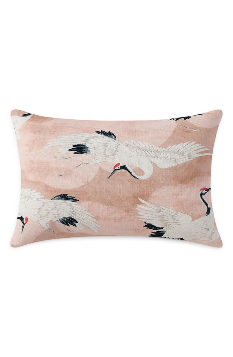 Sunday Citizen Small Crane In The Clouds Accent Pillow, Main, color, 