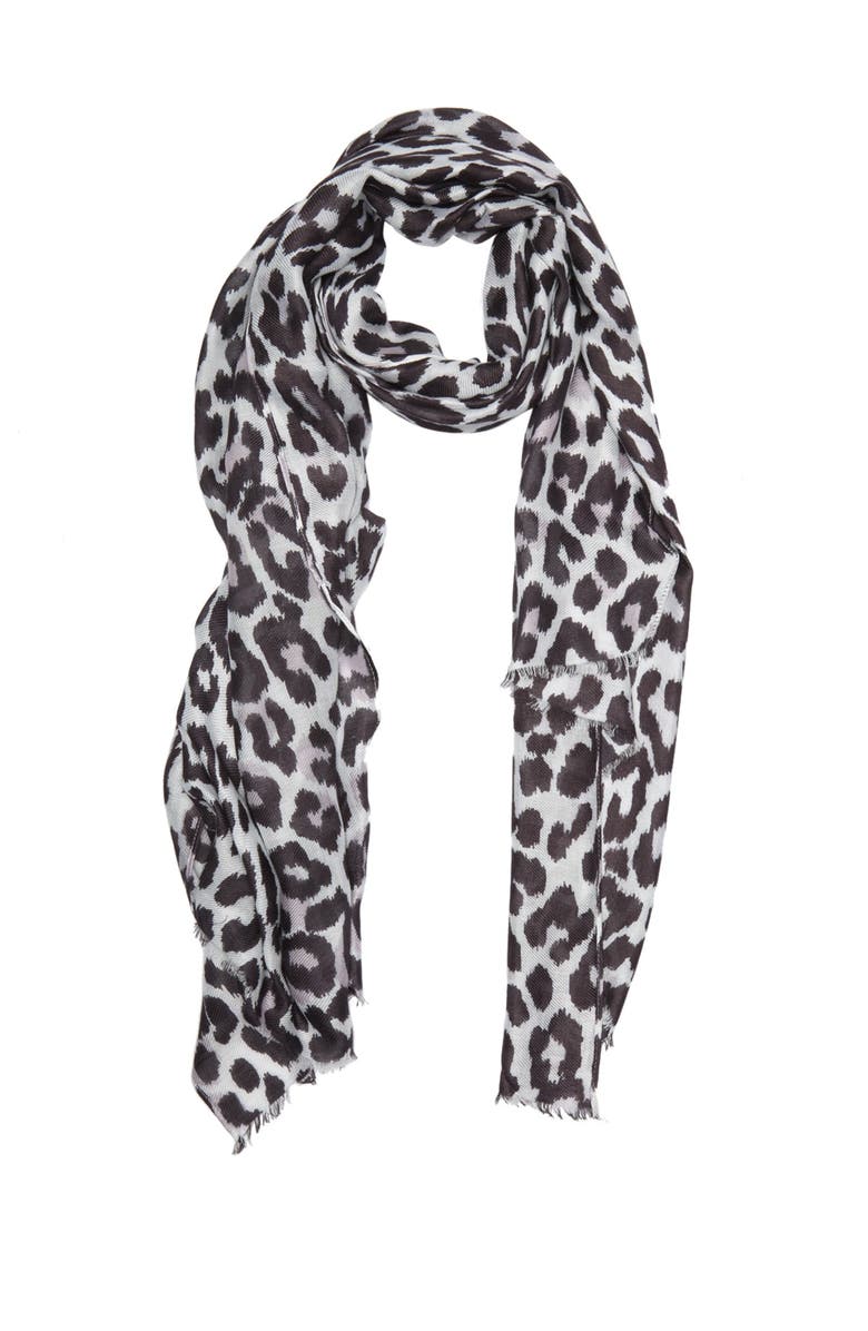 NORDSTROM RACK Printed Floral Wrap Scarf, Main, color,