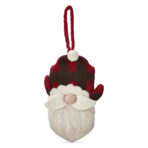 Lars Multicolor Wool Gift Card Holder Ornament for Christmas