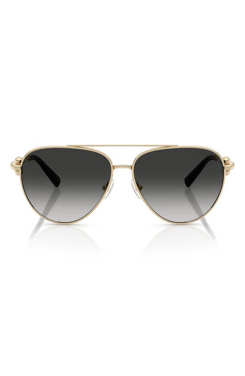 Tiffany & Co . 59mm Gradient Pilot Sunglasses In Multi