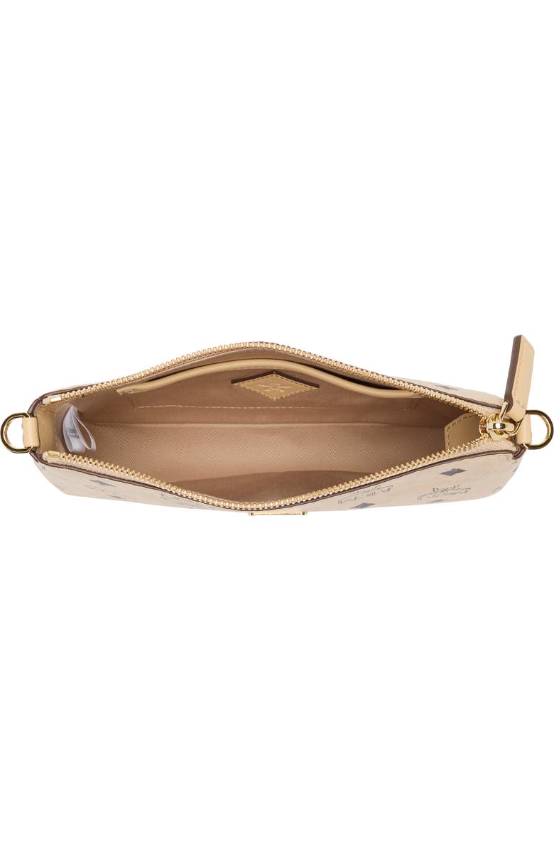 MCM Aren Shoulder Bag, Alternate, color, Beige