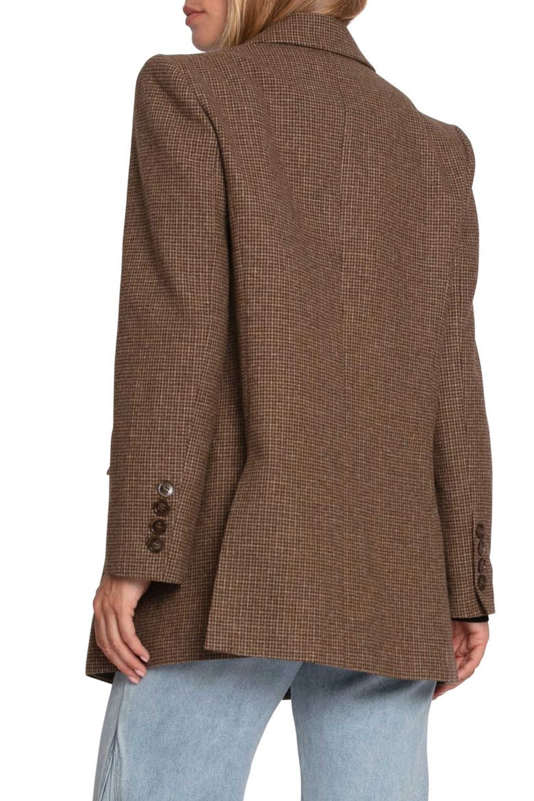 Big Brother Talk Double Breasted Blazer, Alternate, color, BROWN