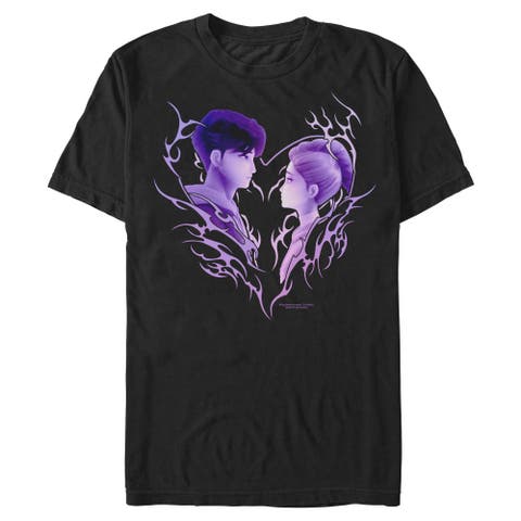 Men's KPop Demon Hunters Jinu and Rumi Love  Graphic T-Shirt