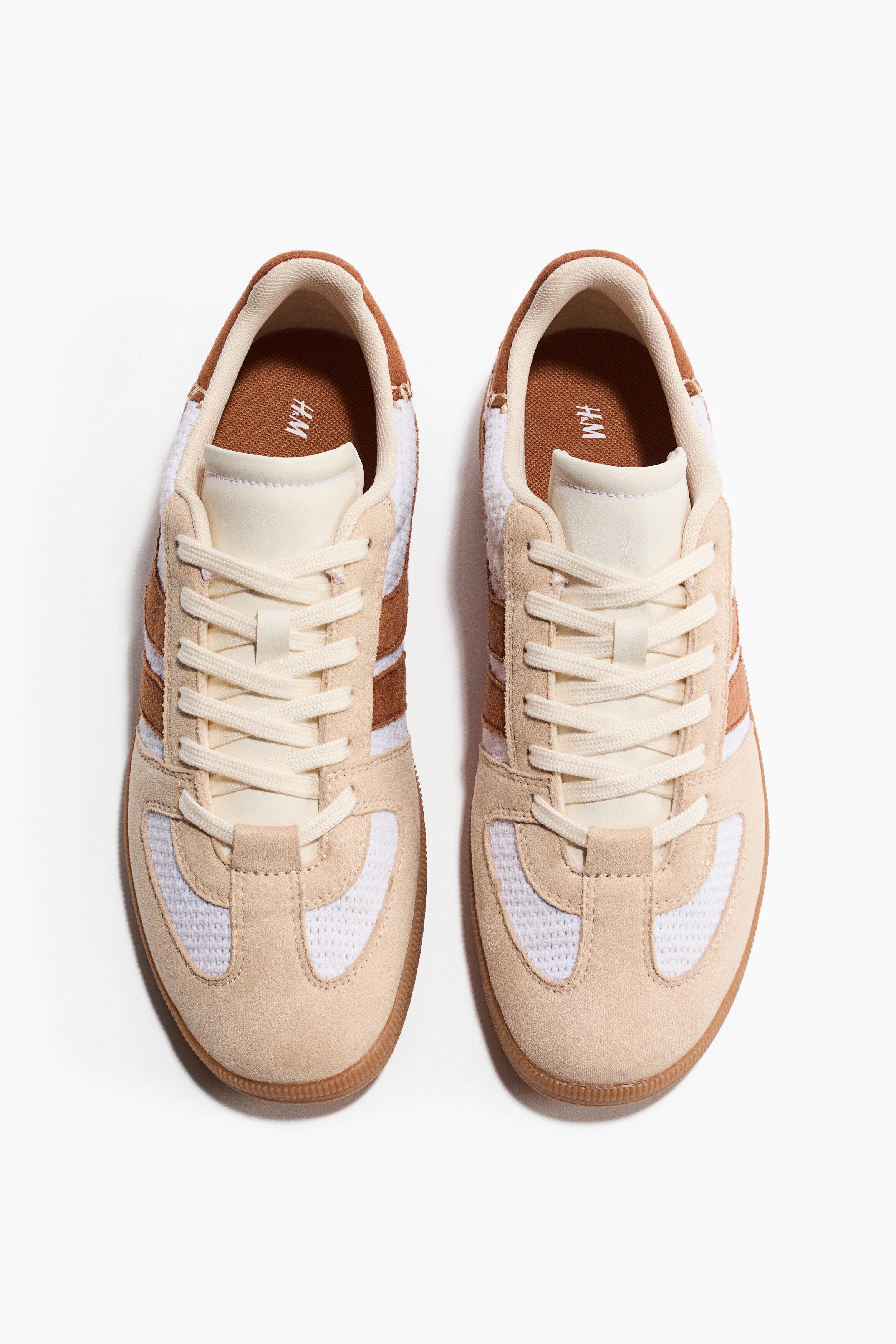 H&M Sneakers, Main, color, Beige/White