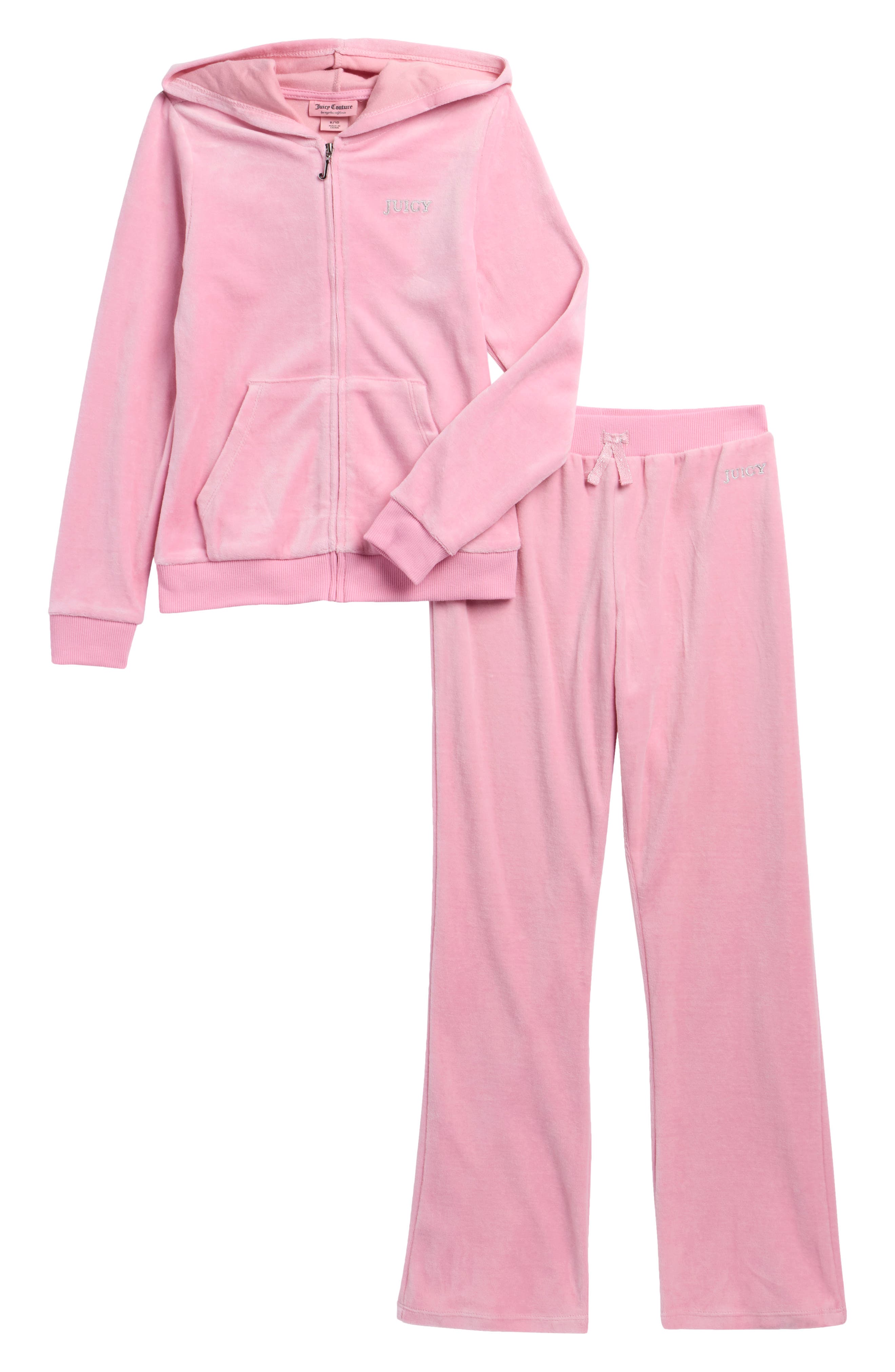 Kids' Velour Hoodie & Sweatpants Set