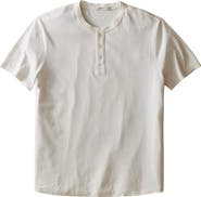 Marine Layer Short Sleeve Hemp & Cotton Henley