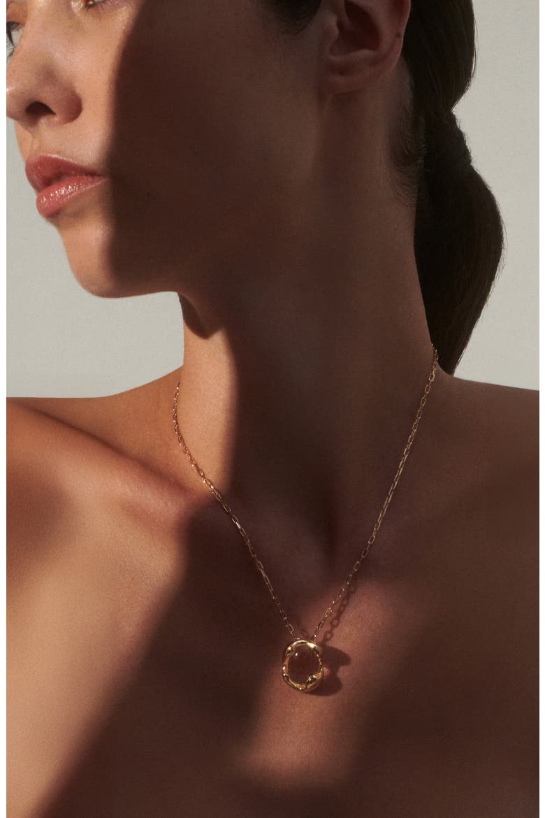 Eos Pendant Necklace, Alternate, color, GOLD