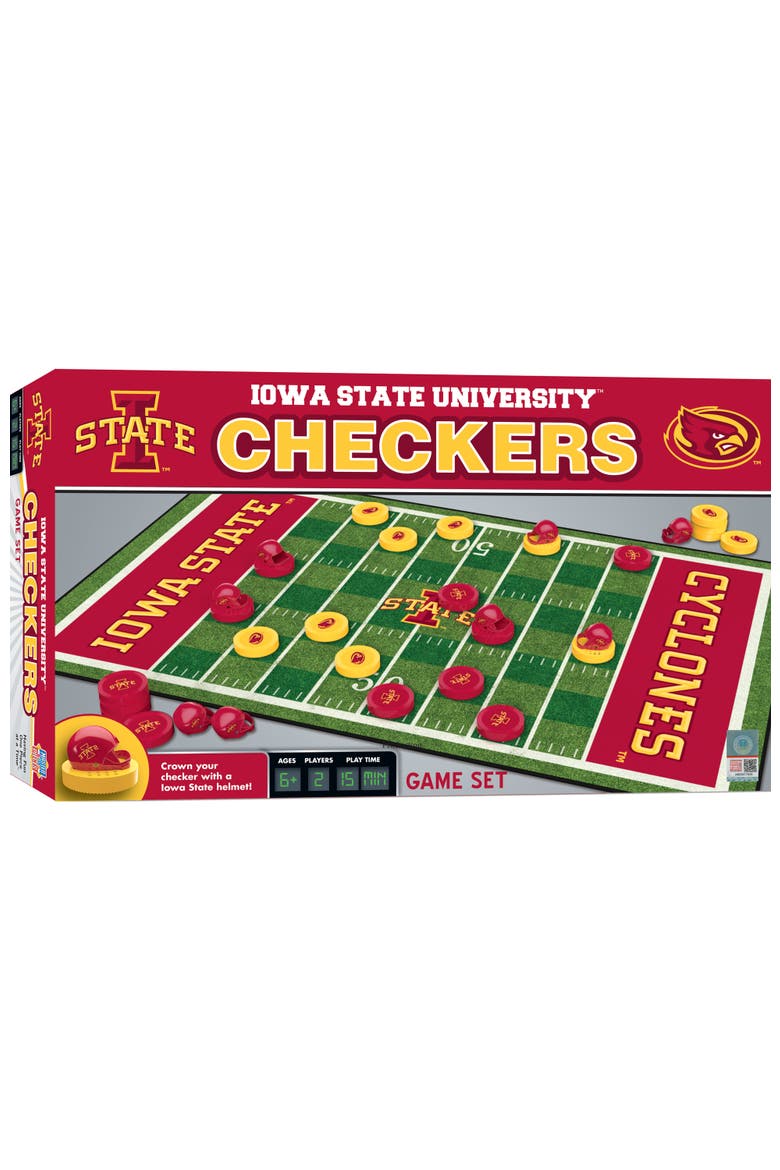Iowa State Cyclones Checkers Board Game, Main, color, Multicolor