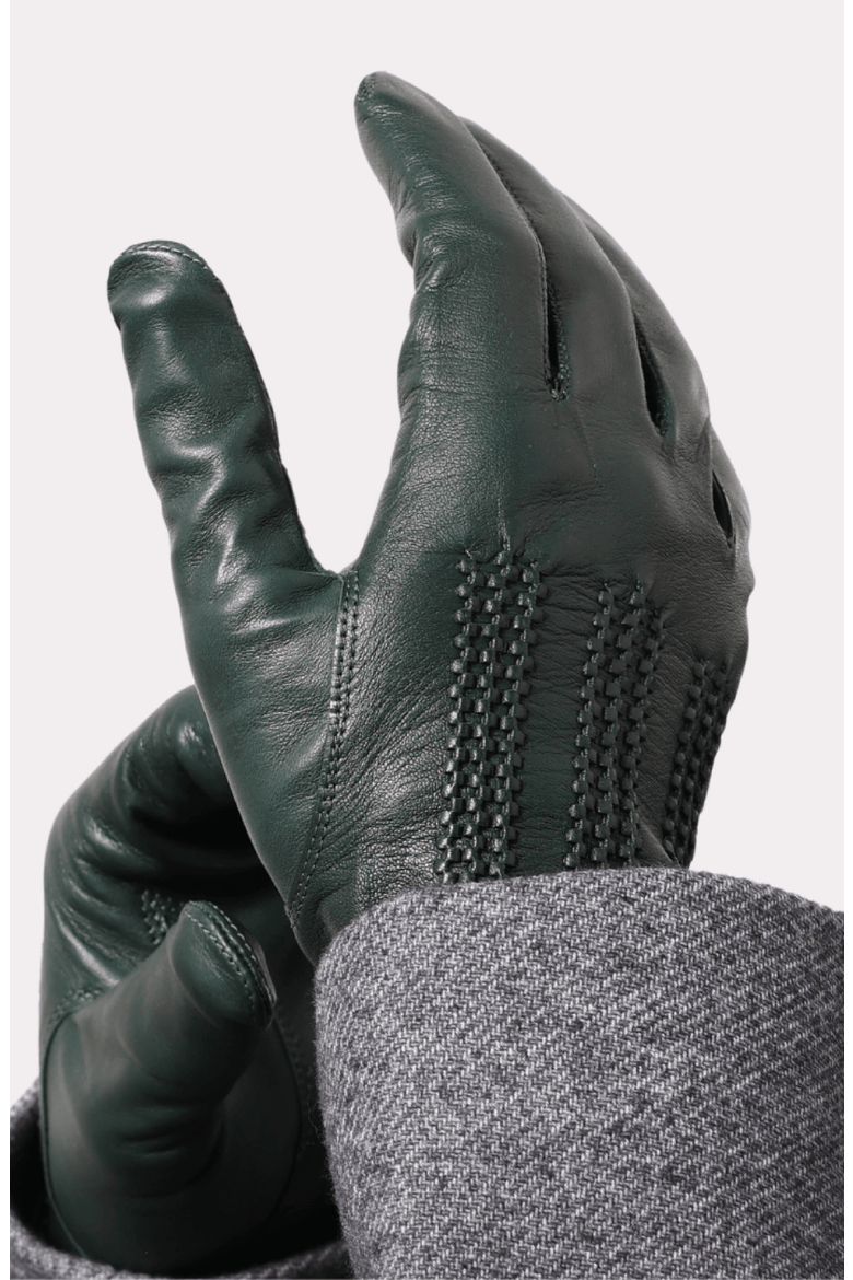 Men's Seymoure Traveler Leather Gloves, Alternate, color, Agave