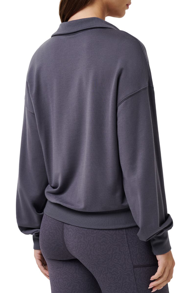 TravisMathew Cloud French Terry Sweatshirt, Alternate, color, Graystone