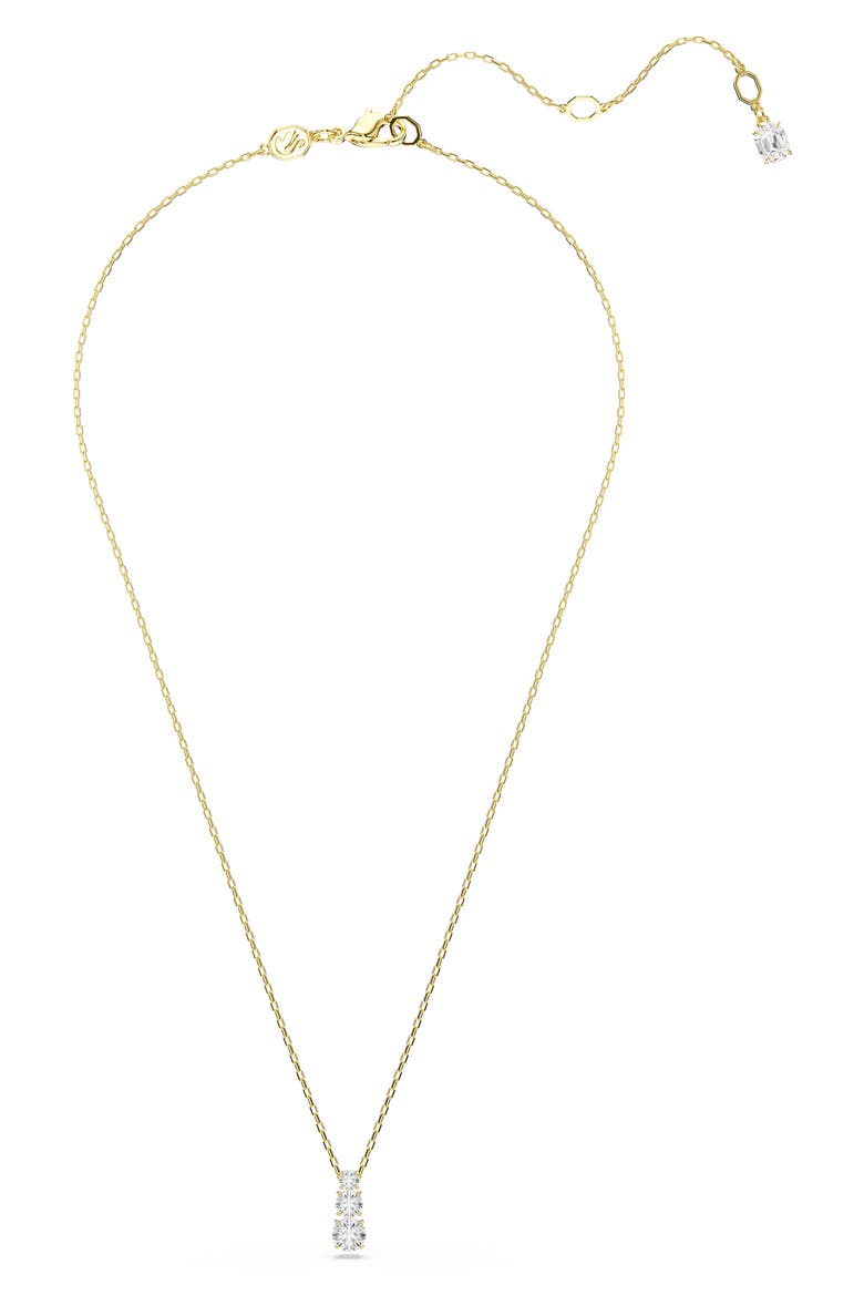 Stilla Attract Pendant Necklace, Alternate, color, GOLD/ WHITE