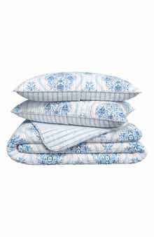 3-Piece Nautical Medallion Quilt Set