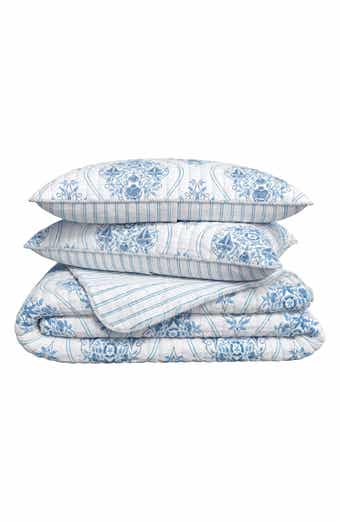 3-Piece Nautical Medallion Quilt Set