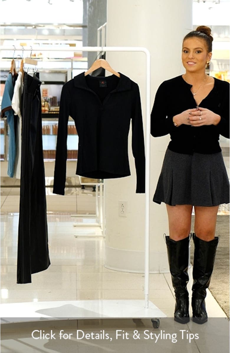 Rib Long Sleeve Polo, sales video thumbnail