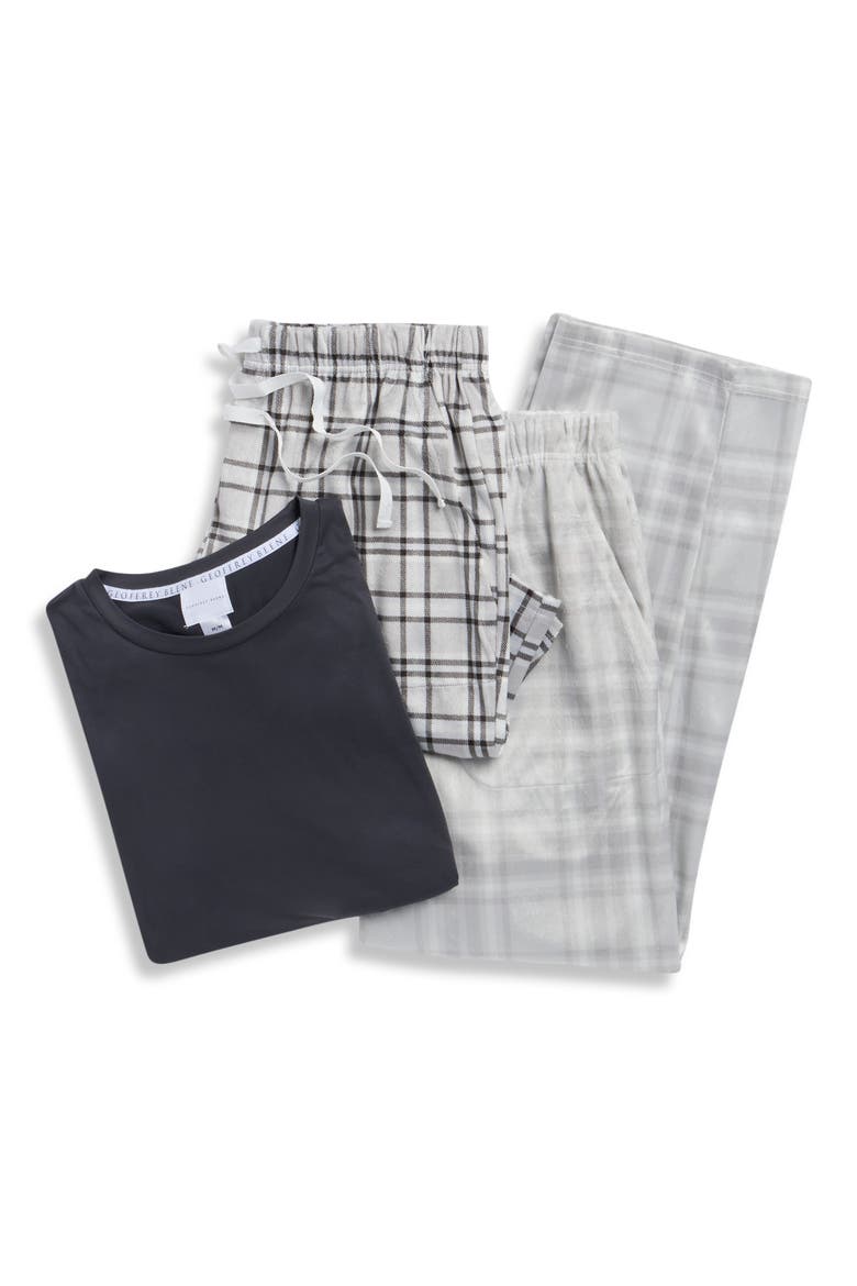 3-Piece Short Pajama Set, Alternate, color, GREEN