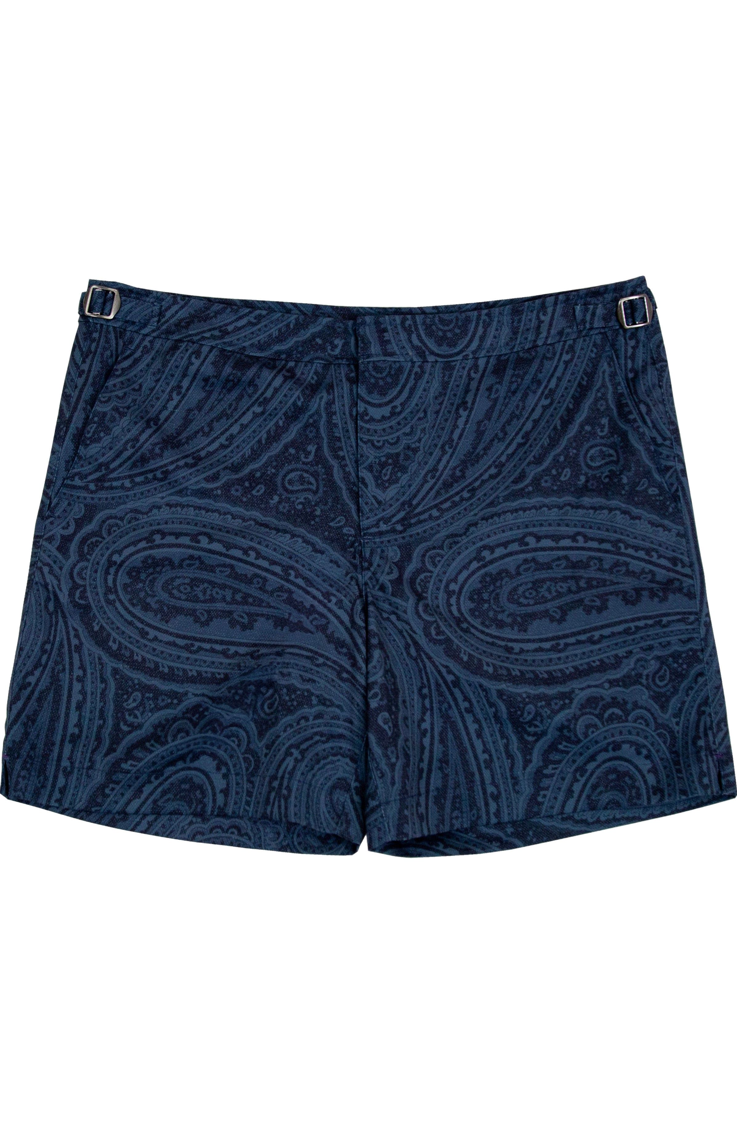 Wild Paisley Navy